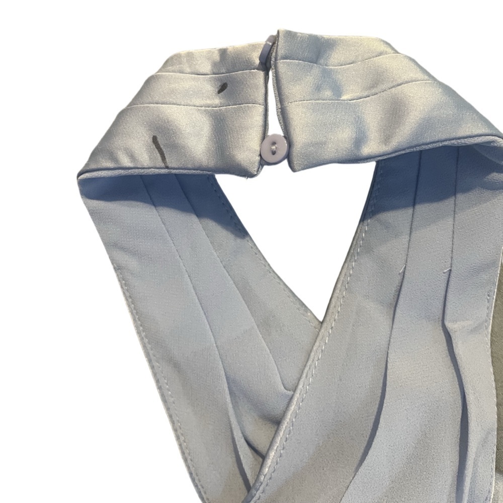 ASTR Marissa Satin Halter -Size Medium - blue - Picture 5 of 7
